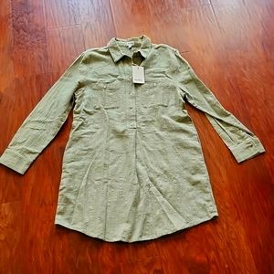 Rhythm Long Sleeve Shirt Dress